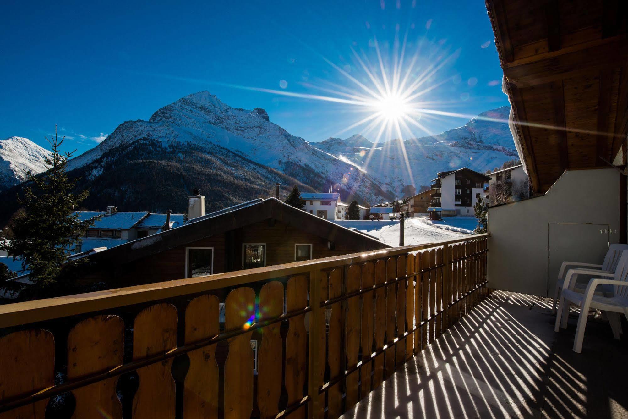 Hotel Alpenperle Saas Fee Dış mekan fotoğraf